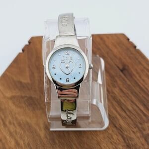 Live Laugh Love Women's Stainless Steel Cuff Style Wrist Watch Engraved